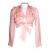 Polyxeni design by Kostetsos crop wrap top